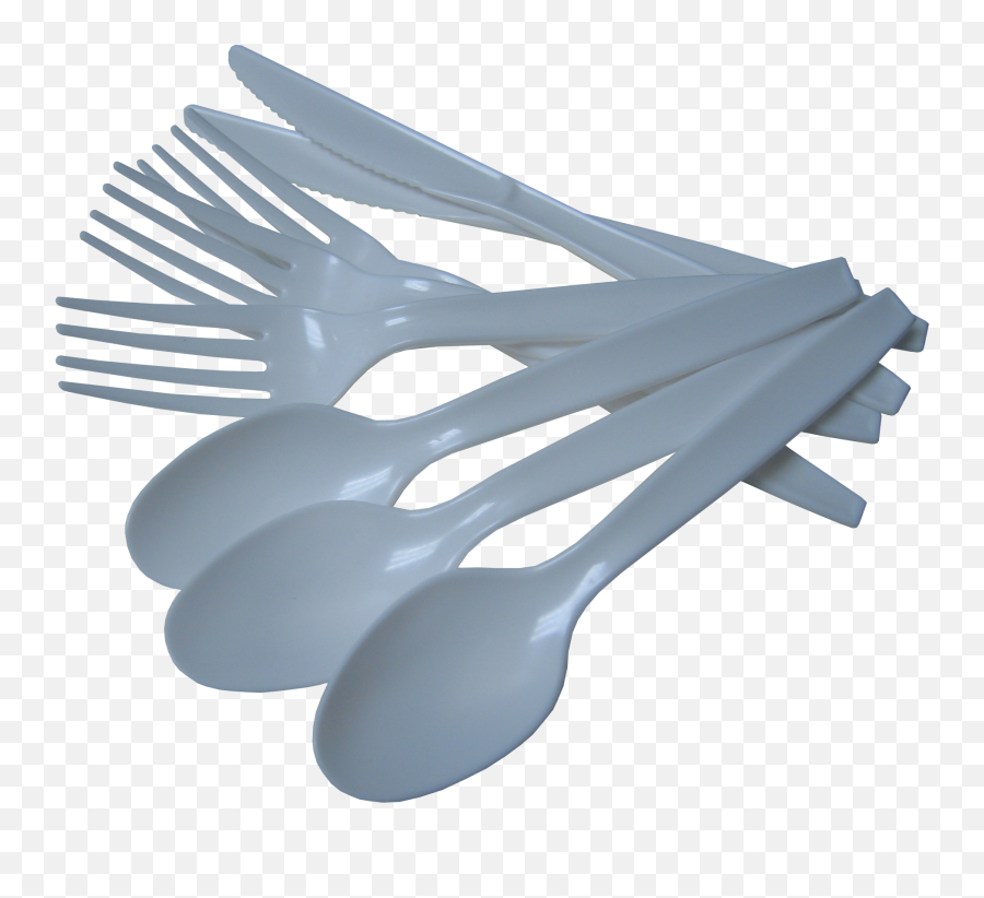 Disposable Tableware - Plastic Spoon And Fork Png Emoji,Transparent Plastic