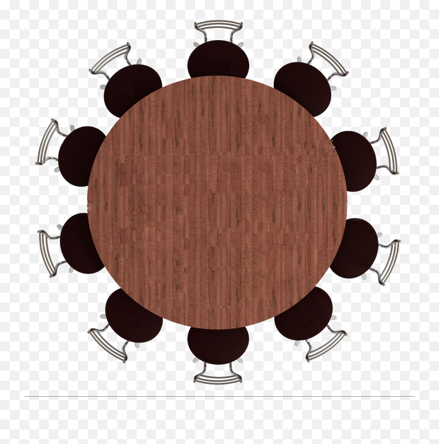 Png Downloads - Round Table With Chairs Top View Emoji,Table Top Png