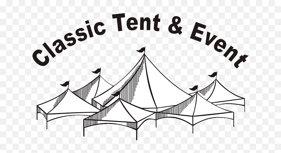 Download Tent Clipart Party Tent - Classic Tent And Event Logo Tent Event Emoji,Tent Clipart