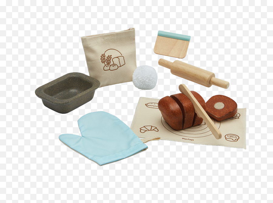 Plantoys - Bread Loaf Set Plan Toys Bread Loaf Set Emoji,Loaf Of Bread Png