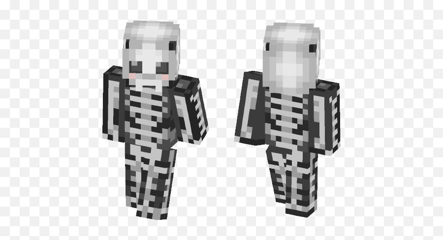 Download Cute Halloween Skeleton - Minecraft Png Image With Darbar Mai Heer Emoji,Minecraft Skeleton Png