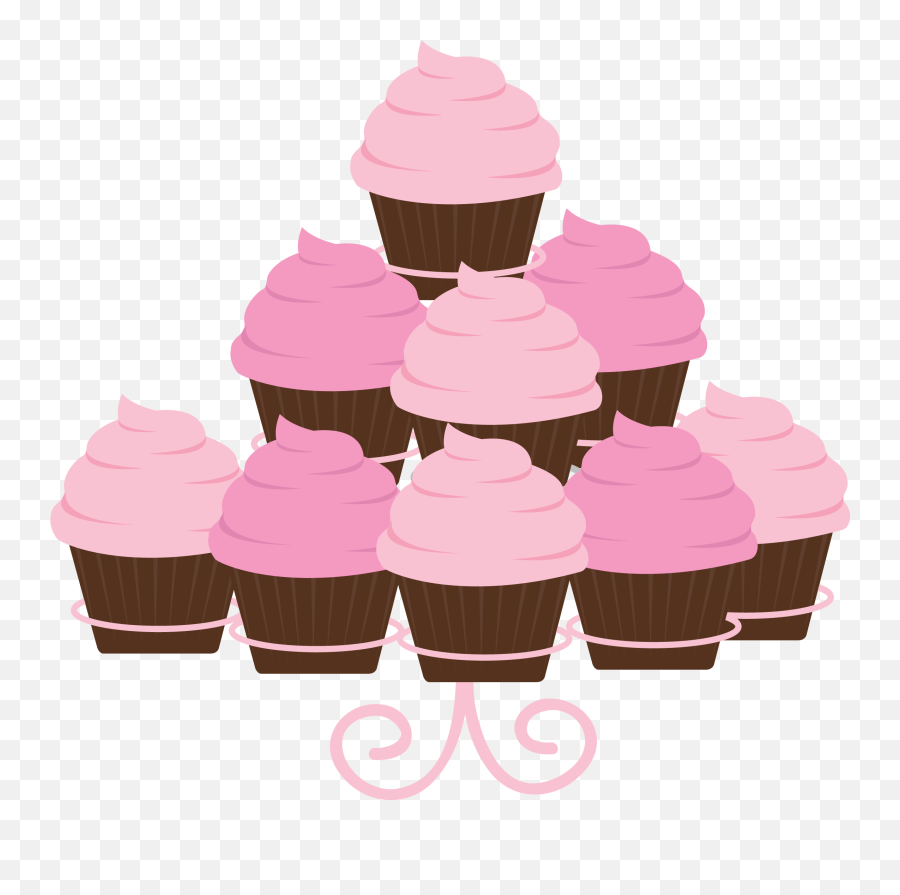 Cupcakes Clipart Tray Cupcake Cupcakes 1872211 - Png Emoji,Cupcake Clipart Png