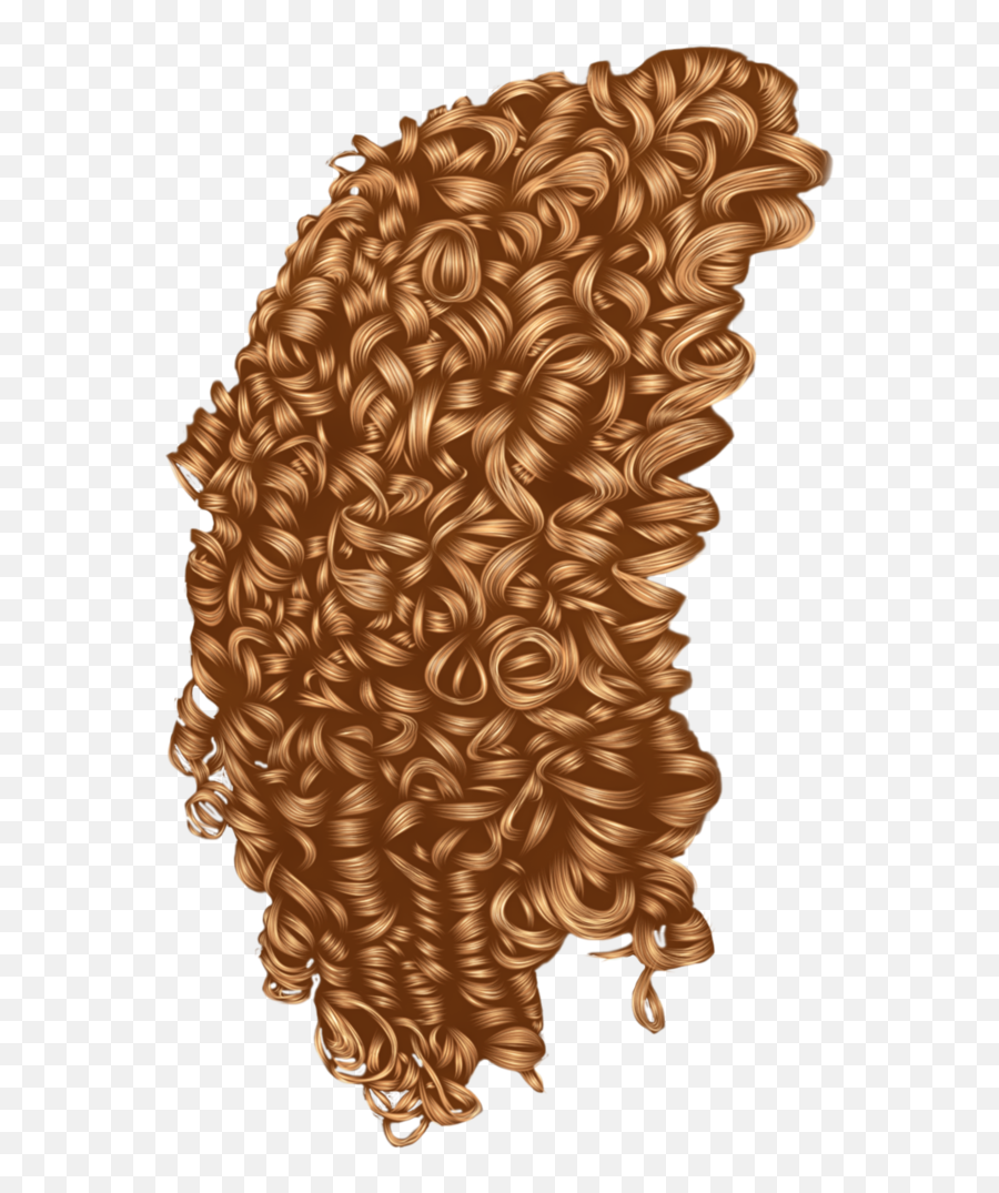 Curls Vector Curly - Drawings Of Tight Curls Clipart Full Emoji,Curly Hair Clipart