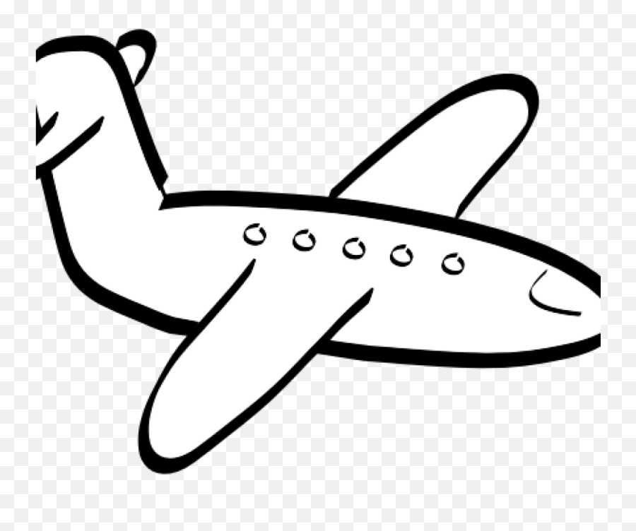 Airplane Clipart Black And White Airplane Clipart Black - Jet Pictures Clip Art Black And White Emoji,Airplane Clipart