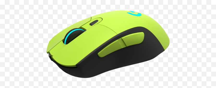 Logitech G703 Wireless Gaming Mouse Neon Yellow Emoji,Logitech G Logo