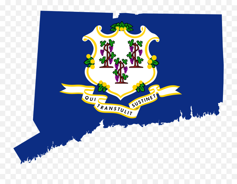 Fileflag - Map Of Connecticutsvg Wikipedia Emoji,Flag Transparent
