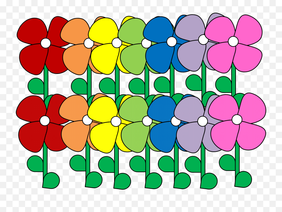 Spring Flowers Clip Art Flower Clipart Clip Art Spring - Horizontal Emoji,Spring Flowers Clipart