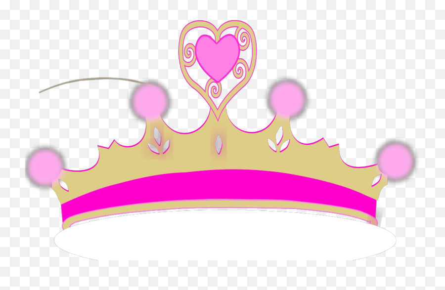 Pink Tilted Tiara Png Svg Clip Art For Web - Download Clip Emoji,Birthday Crown Png