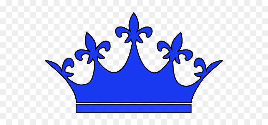 Queen Crown Royal Blue Clip Art At Vector Clip Art - Clipartbarn Emoji,Royal Blue Border Clipart