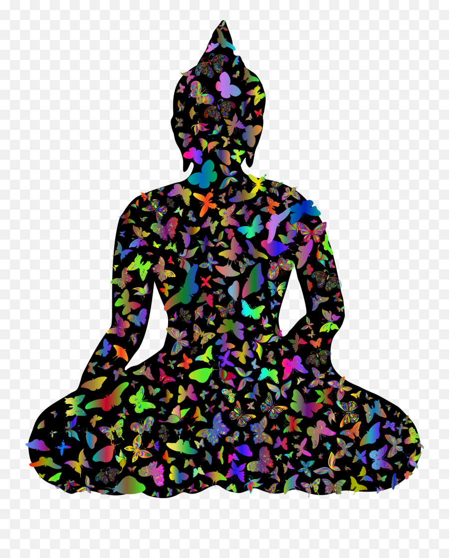 Clothing Clipart Buddhist - Transparent Buddha Silhouette For Women Emoji,Clothing Clipart