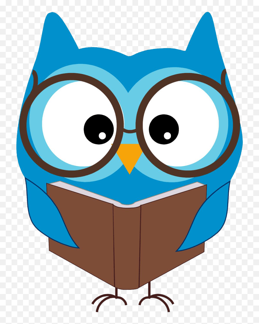 Library Of Free Wise Owl Png Royalty - Owl Reading Clipart Emoji,Owl Clipart