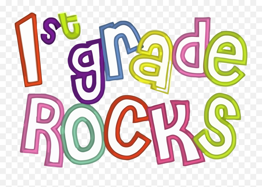 1st Grade Rocks Clipart Png - First Grade Clip Art Clip Art First Grade Rocks Emoji,Rocks Clipart