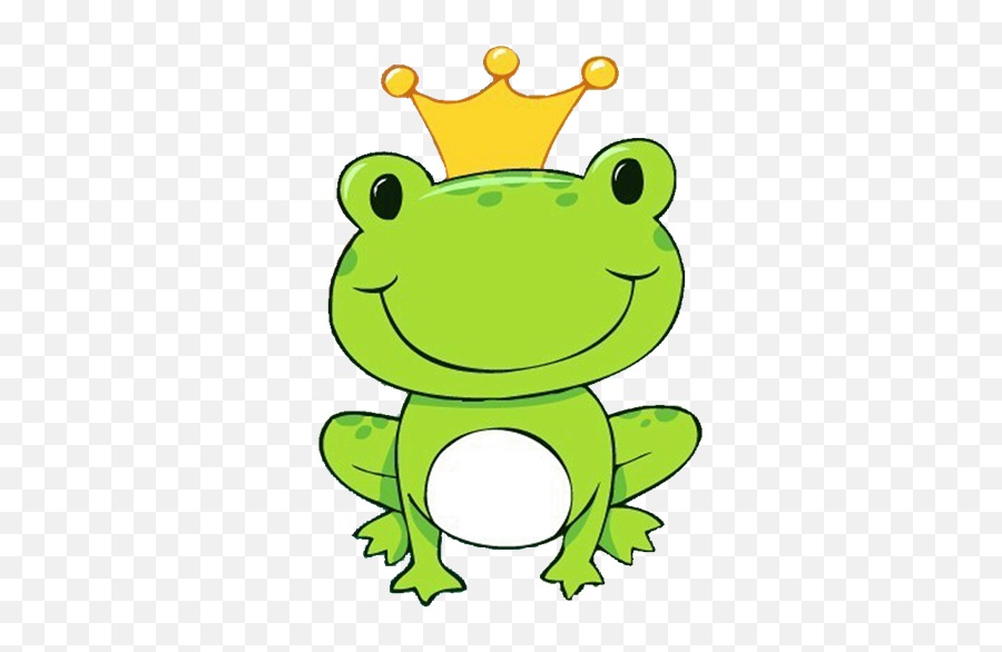 Library Of Frog In A Crown Vector Library Download Png Files - Cartoon Image Of Frog Prince Emoji,Frog Clipart Black And White
