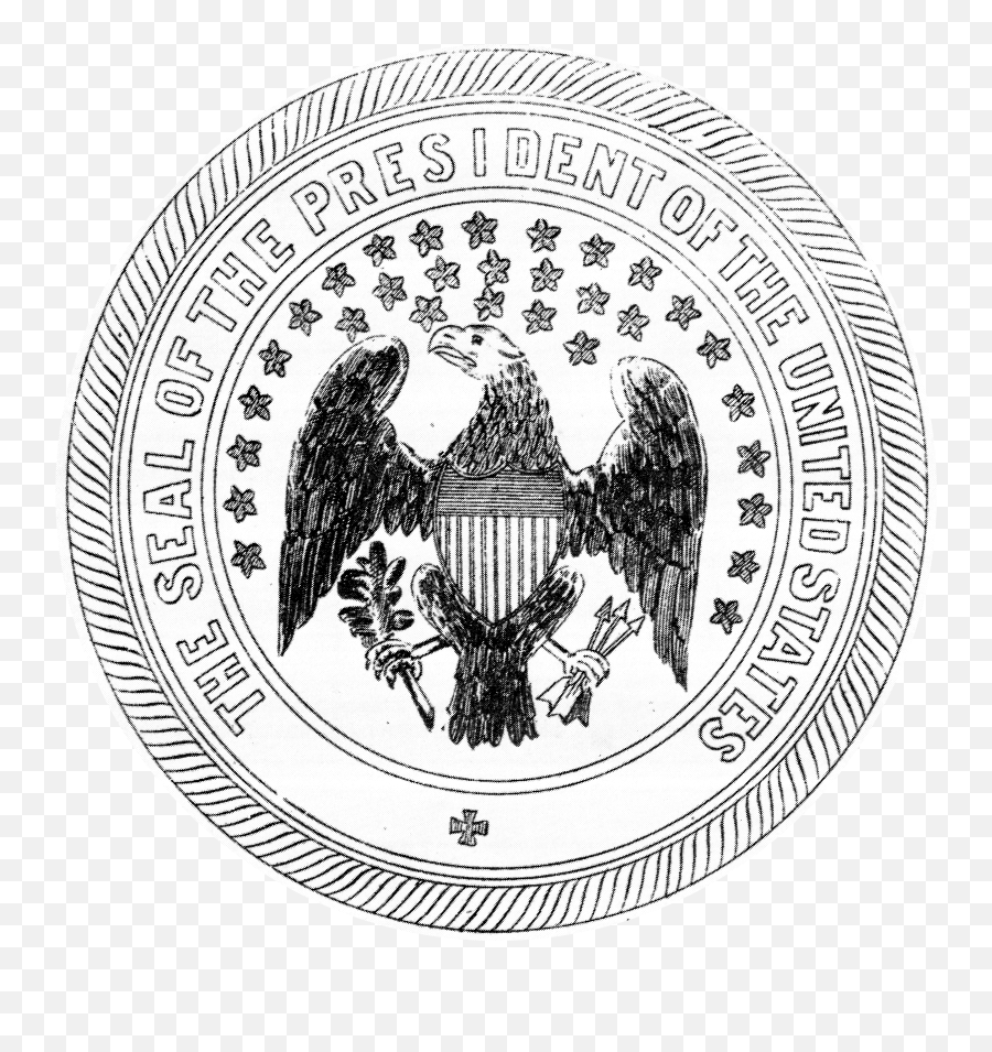 Us Presidential Seal 1850 - Abraham Lincoln Seal Emoji,Presidential Seal Png