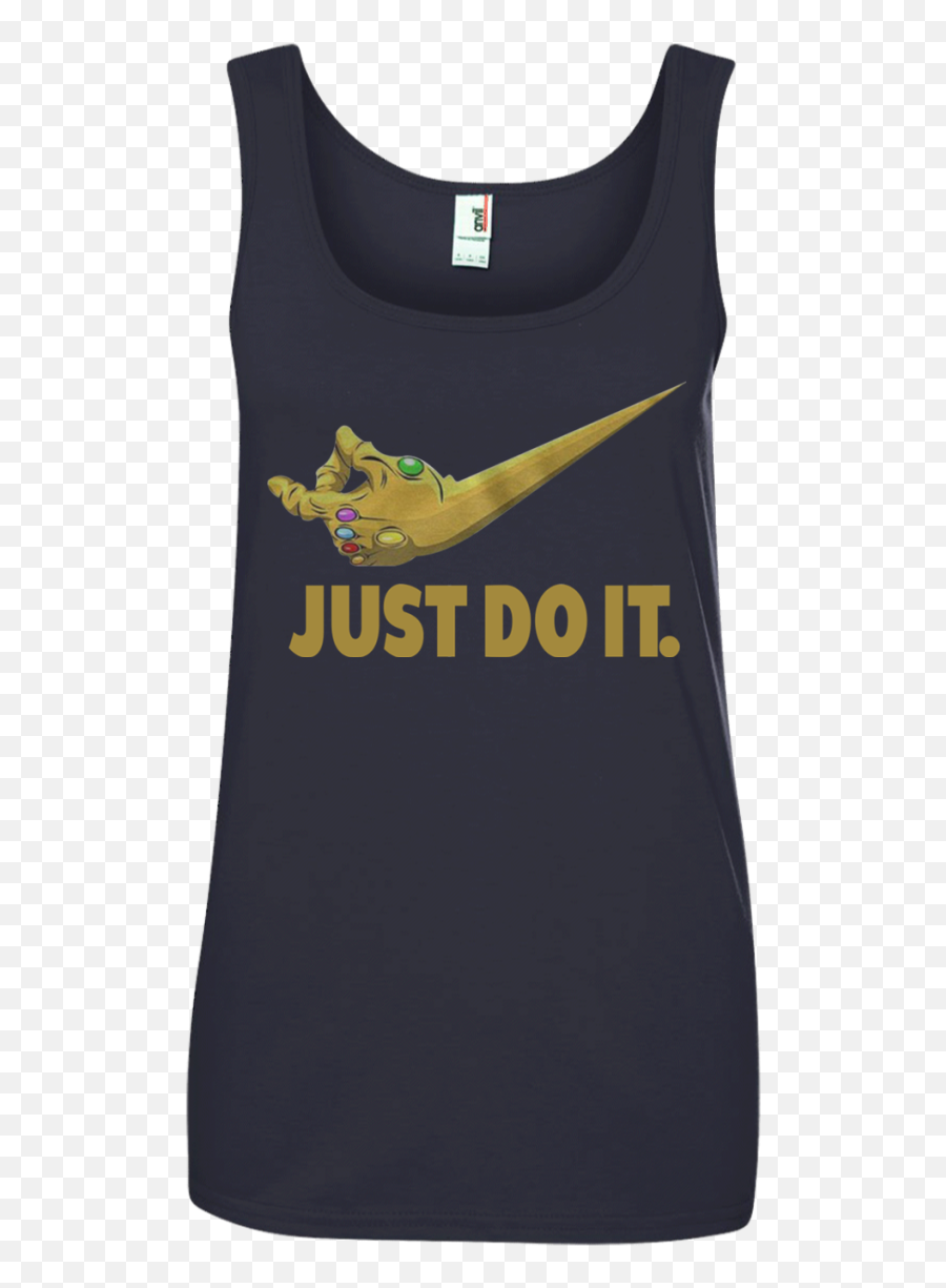Just Do It Infinity Gauntlet U2013 Thanos Nike Logo 882l Anvil Ladiesu2019 100 Ringspun Cotton Tank Top Men - Meme To Mom Of Boys Emoji,Nike Just Do It Logo