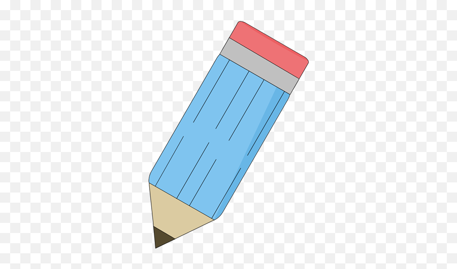 Pencil Clip Art - Blue Pencil Clip Art Emoji,Pencil Clipart