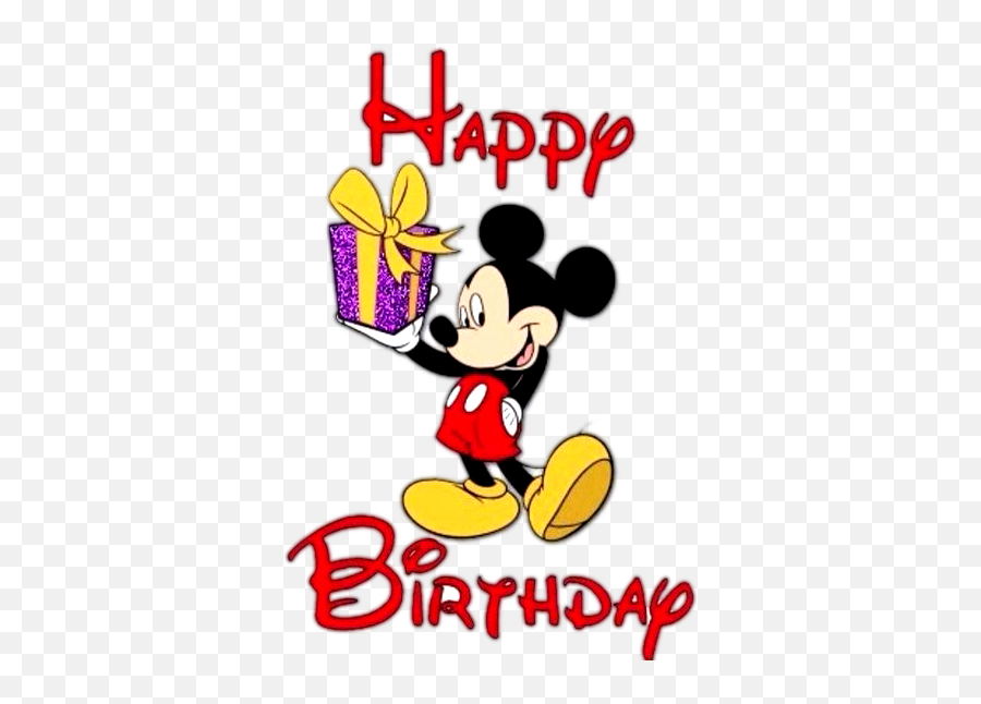 Mickey Mouse Png Images Hd - Happy Birthday Wishes Mickey Mouse Emoji,Mickey Mouse Png