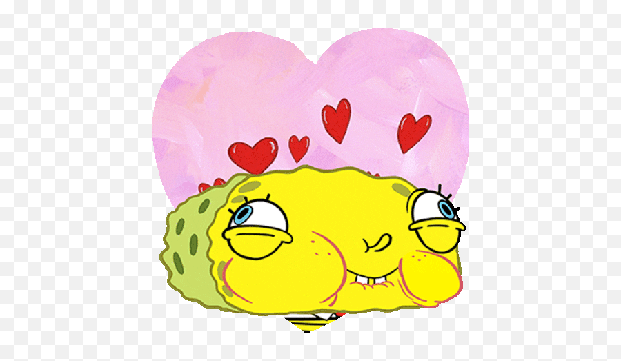 Spongebob Hearts Gif - Spongebob Hearts Love Discover U0026 Share Gifs Spongebob Love Gif Png Emoji,Heart Gif Png