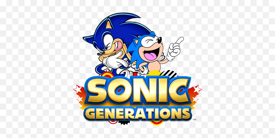Sonic Generations Logo Fun 3 By Ryanthegamemaster - Fur Sonic Generations Logo Emoji,Sonic The Hedgehog Logo