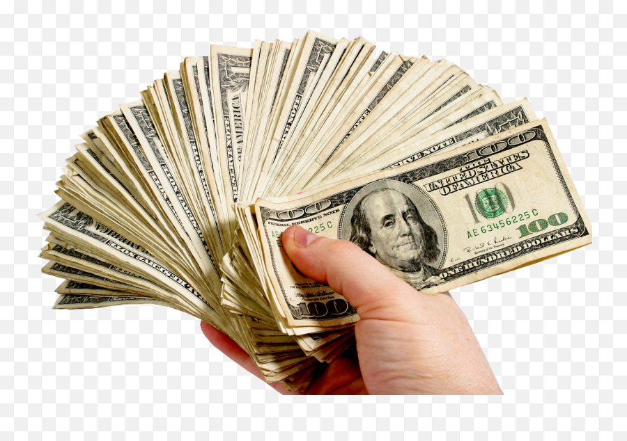 Download Money Transparent Hq Png Image - Dollars On Hand Png Emoji,Money Transparent