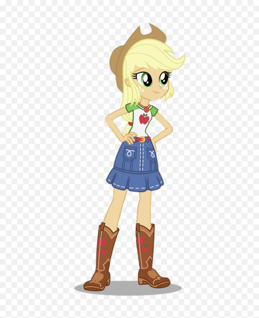 Cool Applejack Png Image - Fusion Por 7 En Equestria Girl Emoji,Applejack Png