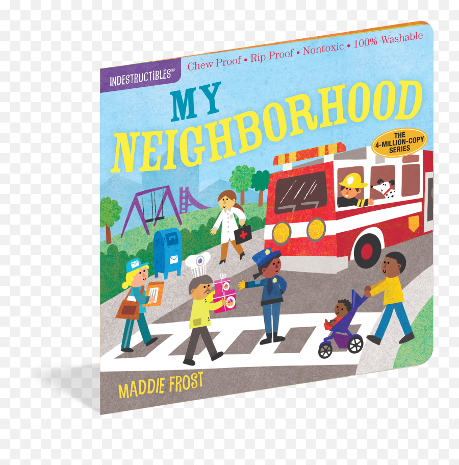 Indestructibles Baby Books My Neighborhood - Indestructibles My Neighborhood Emoji,Neighborhood Png