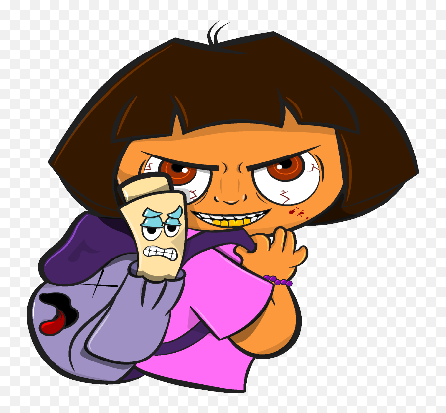 Savage Dora The Explorer Clipart Emoji,Explorer Clipart