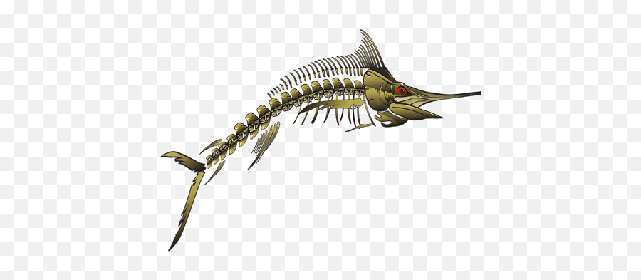 Bass Skeleton Cliparts Png Images Emoji,Fish Skeleton Clipart