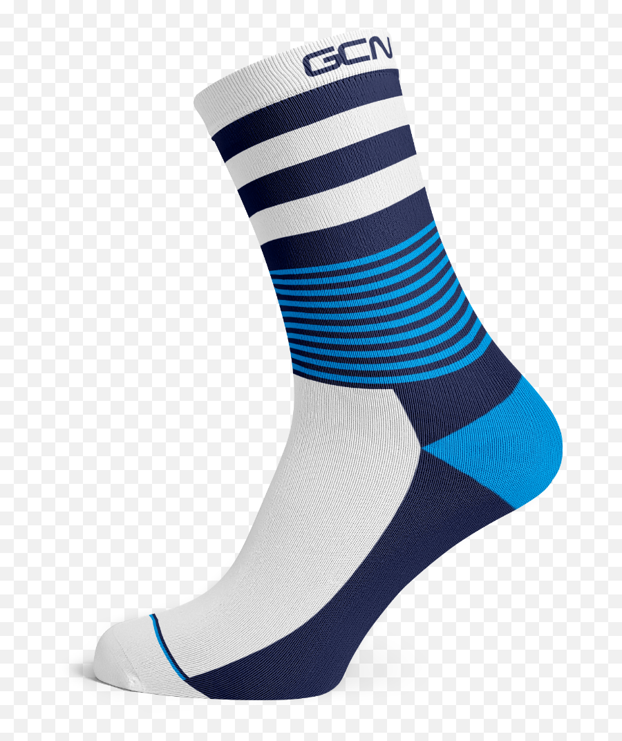 Gcn Club Sock 001 - Navy Blue And White Stripes Emoji,White Stripes Png