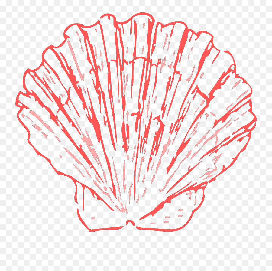 Coral Sea Shell Clipart Svg Vector Emoji,Purple Shell Clipart