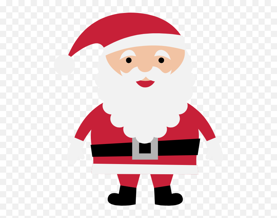 Santa Claus Graphic - Clipart Santa Claus Emoji,Santa Sleigh Clipart