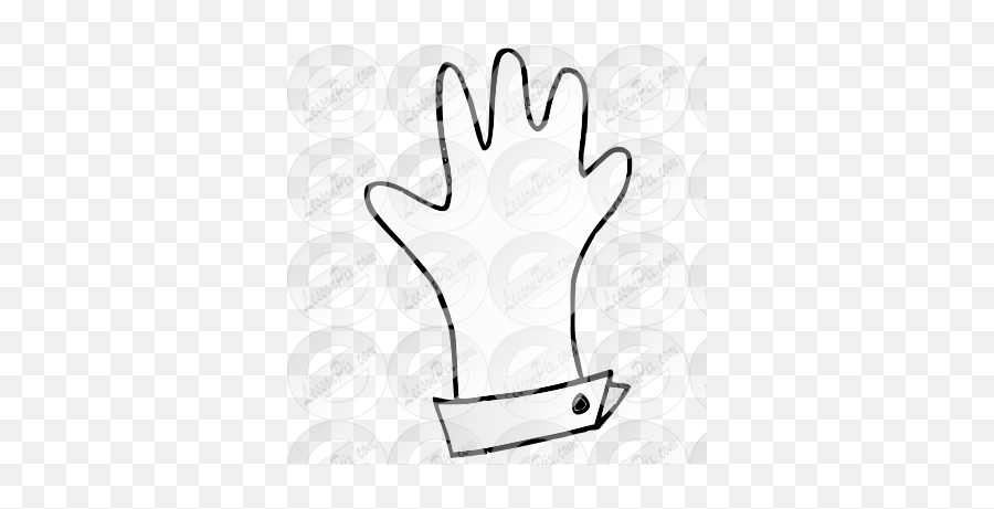 Gloves Picture For Classroom Therapy Use - Great Gloves Horizontal Emoji,Gloves Clipart