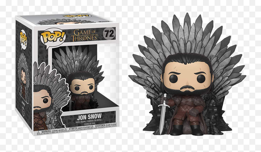 Of Thrones - Funko Pop Jon Snow On Throne Emoji,Iron Throne Png