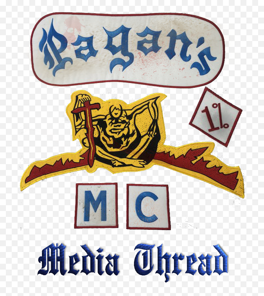 Pagans Motorcycle Club Flag Motorsport - Pagans Mc Logo Emoji,Mc Logo