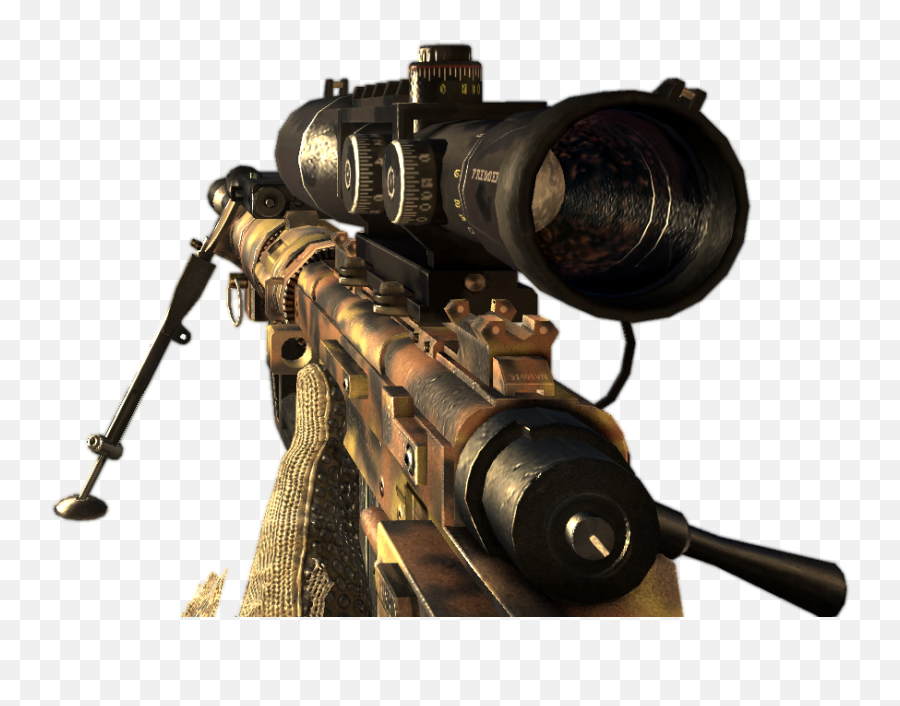 Sniper Png - Intervention Mw2 Emoji,Mlg Png