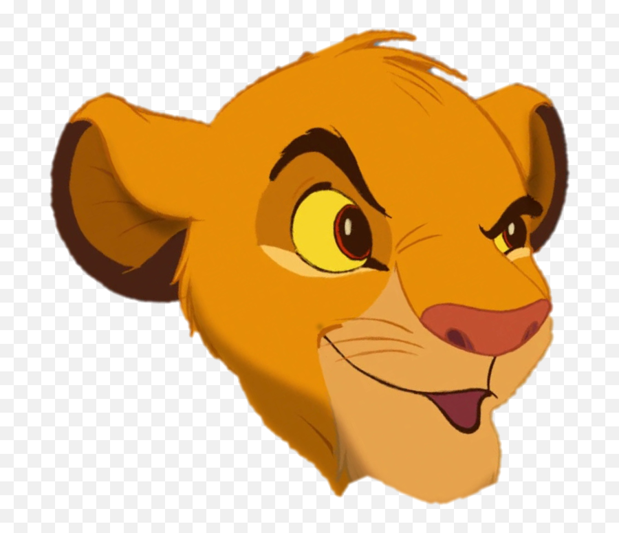 Simba Png Free Download - Lion King Head Png Emoji,Simba Png