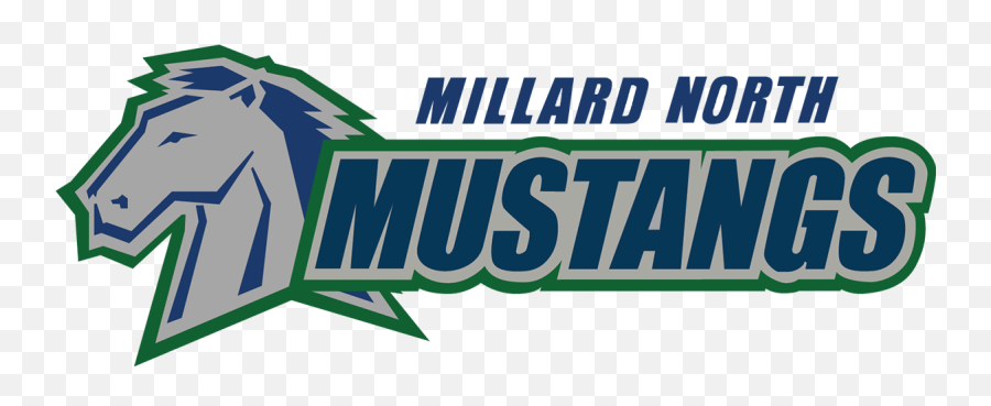 Download Lady Mustangs - Millard North Mustang Logo Png Millard North High School Emoji,Mustangs Logo