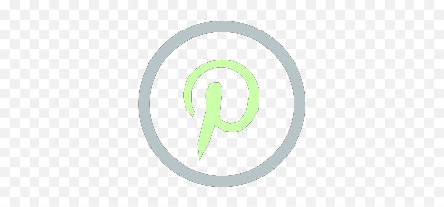Pinterest Icon Circle Svg Vector Pinterest Icon Circle Clip - Dot Emoji,Pinterest Icon Png