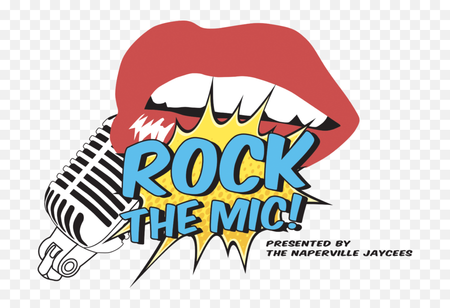 Rock - Rock The Mic Emoji,Mic Logo