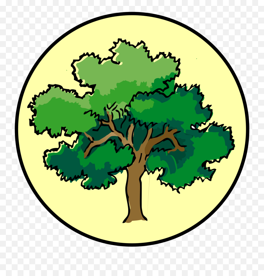 Oak Tree Clipart Free Image Download - Drawing Tree With Color Emoji,Tree Clipart Free