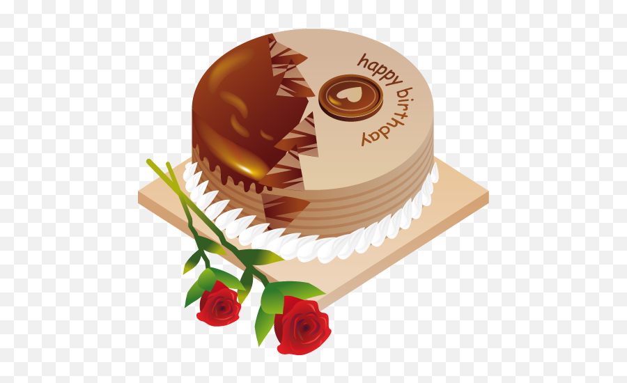 Happy Birthday Cake Icon Png Clipart Image Iconbugcom - Happy Birthday Cake Images Download Free Emoji,Birthday Cake Png