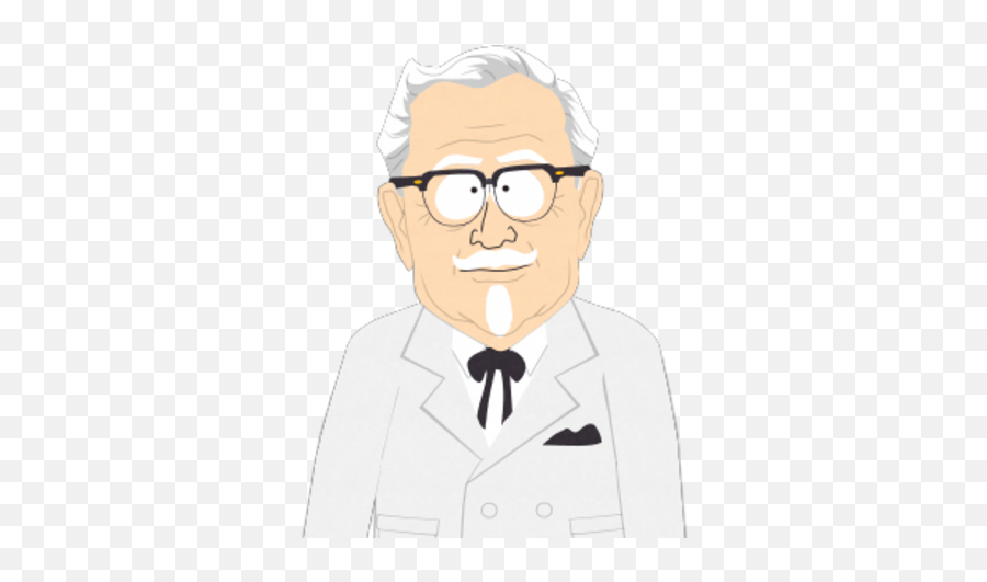 Colonel Sanders - Colonel Harland Sanders South Park Emoji,Colonel Sanders Logo