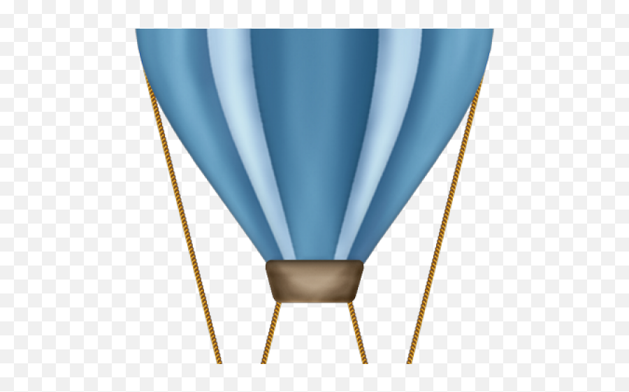 Hot Air Balloon Clipart Baby Blue - Balão Azul Png Desenho Blue Hot Air Balloon Png Cartoon Emoji,Blue Balloon Clipart