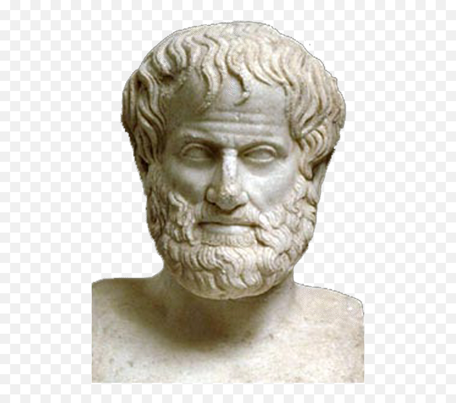 Aristotle Bust White Background - Philosopher Aristotle Emoji,White Background Png