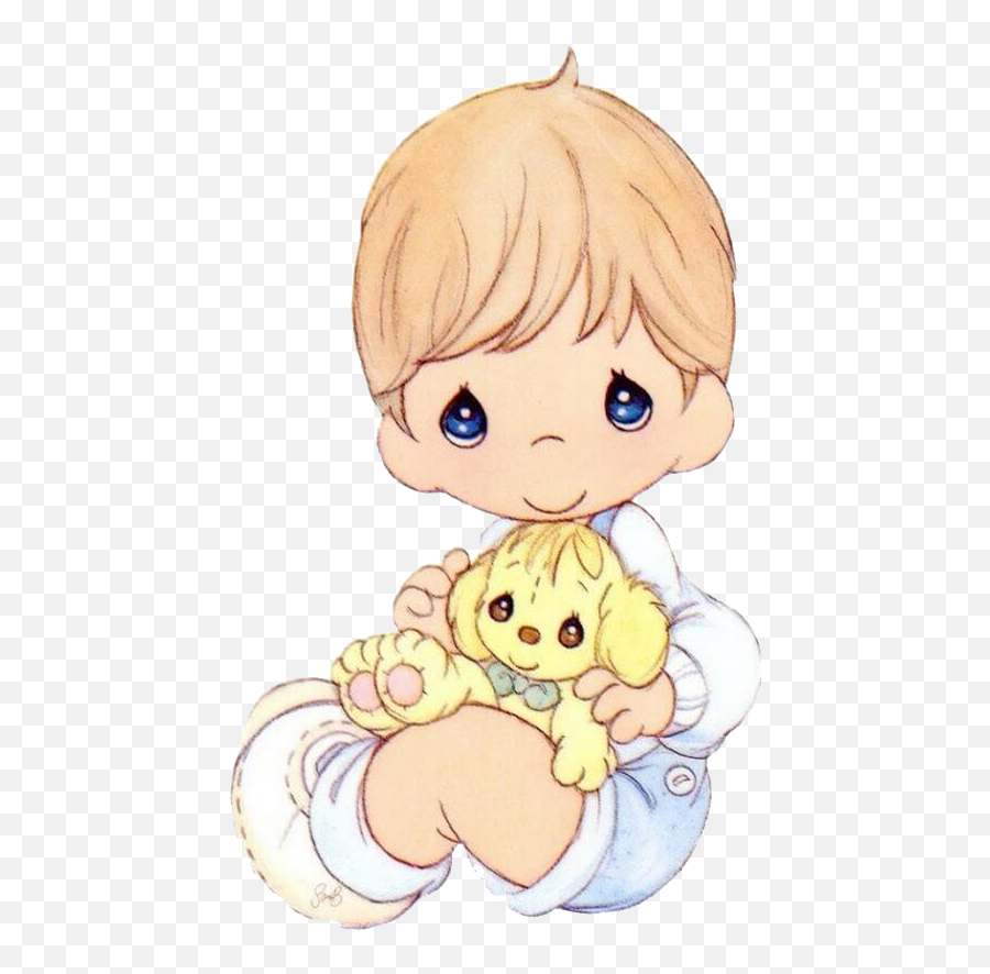 Anime Boy Clipart Baby - Precious Moments Png Emoji,Baby Boy Clipart