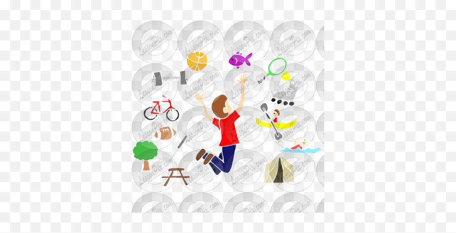 Recreation Stencil For Classroom Therapy Use - Great Emoji,Transition Clipart