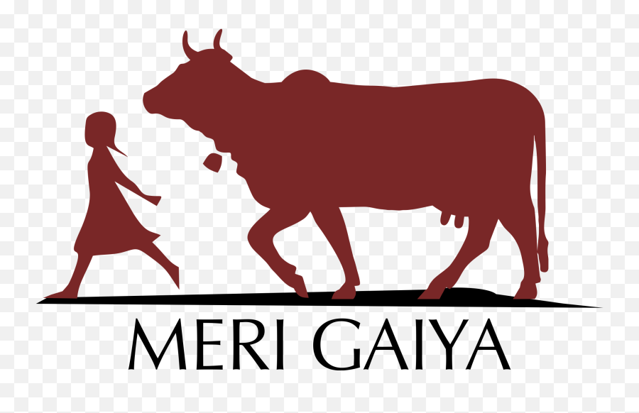 Bull Clipart Gir Cow - Desi Cow Clipart Png Emoji,Cow Clipart