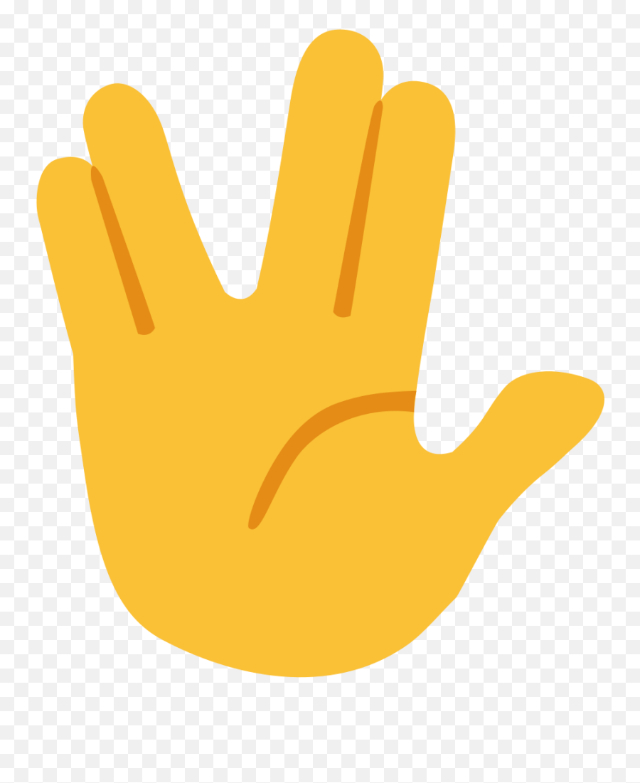 File - Emoji U1f596 Svg Star Trek Hand Icon 1024x1024,Star Emoji Png