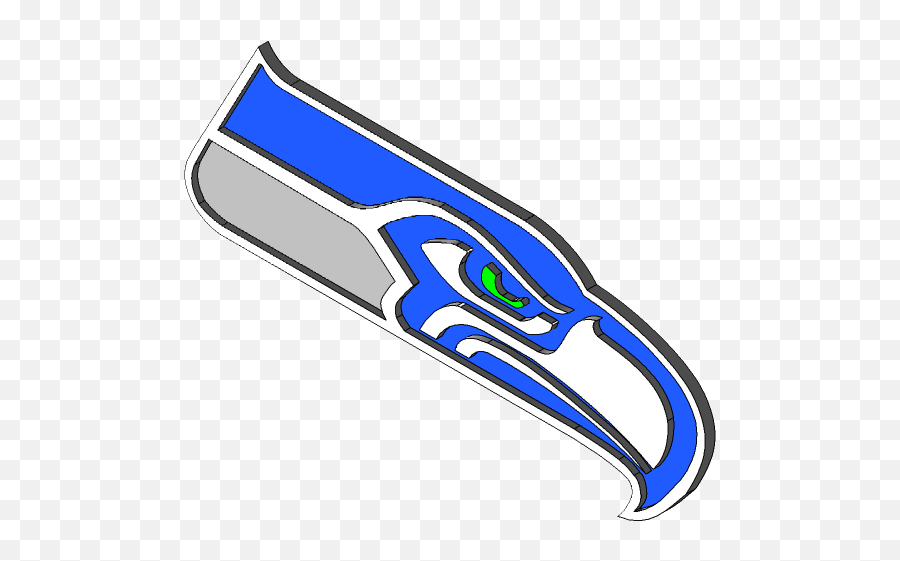 Seahawks Logo - Horizontal Emoji,Seahawks Logo