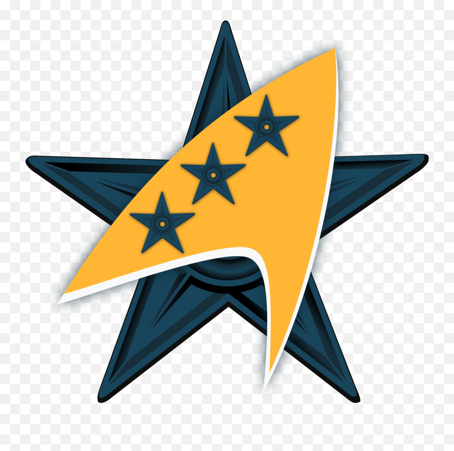 Filestar Trek Barnstar 03 Hiressvg - Wikimedia Commons Emoji,Star Trek Starfleet Logo